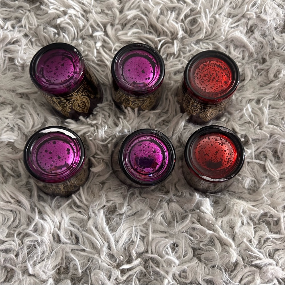 Kate Aspen Indian Jewel Henna Votives, Shot glasses, 6 pieces - Picture 5 of 5